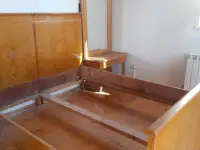 Кровать из массива, старинная, бу, добротная, фотография 7