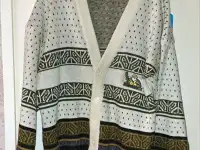 Кардиган толстый и теплый, мужской, р.54-60, б.у, фотография 6