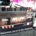 Автомобильный аккумулятор MAFF Premium 75 Ah 780 A, фотография 2
