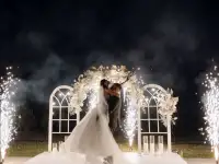 Холодные огни фонтаны, спаркуляры, фотография 6