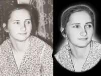 Ретушь фото для гравировки на памятник, фотография 5