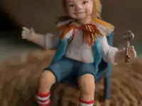 Ватная игрушка.