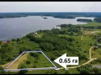 Участок 65 соток, 1-я линия. 100 метров до озера., фотография 2