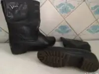 сапоги женские кожаные