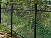 Установка заборов, ворот, калиток из сетки рябицы