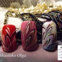 Покрытие гель лак “Shellac”, дизайн гель лаками, наращивание ногтей, маникюр, фотография 5