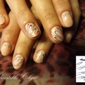 Покрытие гель лак “Shellac”, дизайн гель лаками, наращивание ногтей, маникюр, фотография 6