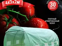Теплица каркасная росток 4 x 3 x 2 метра