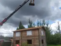 Сборка разборка перевозка срубов