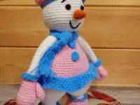 Снеговик, ручная работа
