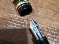 Коллекционная фирменная авторучка с золотым пером, фотография 4