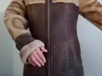 Дубленка натуральная, легкая и теплая, фотография 3