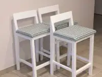 Стул барный, полубарный из массива дерева, фотография 5