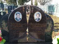 ПАМЯТНИК ГОРИЗОНТАЛЬНЫЙ НА 2ЧЕЛ. ИЗ ГРАНИТА В-13 МИНСК И ОБЛАСТЬ, фотография 7