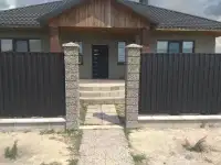 Блоки для забора из мытого бетона, фотография 5