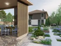 Ландшафтный дизайн и проектирование 3D-визуализация участка, фотография 2