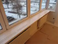 Подоконники из искусственного камня (кварц, акриловый камень, агломерат)