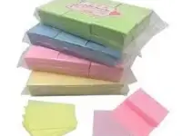 Салфетки для ногтей 1000 штук (размер 4*6см ) в пакете (разные цвета)