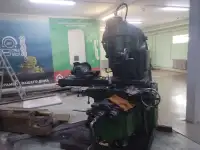 Станок консольно-фрезерный вертикальный повышенной точности 6М12П Б/у, фотография 3