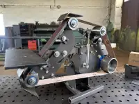 Гриндер ленточно шлифовальный 1.5кВт с частотным преобразователем.