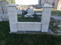 Блоки для забора из мытого бетона, фотография 1