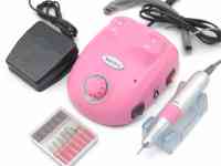 Машинка для маникюра и коррекции ногтей Nail Drill 35w розовая