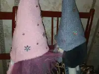 Hand-made пара лесные гномы 53 см муж и жена, фотография 4
