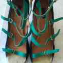 Красивые открытые туфли ZARA р. 39-40, фотография 2