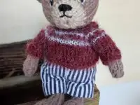 Мишки. Handmade.Вязаная игрушка. Хенд Мейд., фотография 3