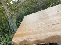Столешница из дуба с «живым» краем, фотография 4