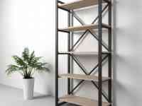 Стеллаж LOFT4YOU артикул №10 (В: 1700 мм, Ш: 800 мм , Г: 340 мм), фотография 2