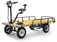 Платформенная тележка электрическая rutrike склад 2000