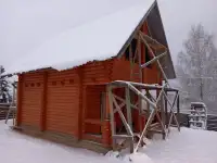 Бани, Беседки, Сараи, Дома из оцилиндрованного бревна, фотография 3