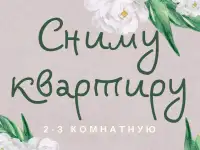 Сниму квартиру 2-3-4 комнатную.