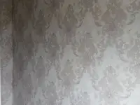 Поклейка обоев, покраска потолка