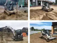 Аренда услуги мини-погрузчика  Bobcat S18,гидромолот, гидробур, фотография 4