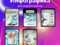 Инфографика, дизайн товара для маркетплейсов, фотография 12