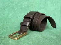 Ремень из натуральной кожи ручной работы, фотография 6