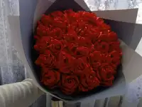 Букет из атласных лент, фотография 2