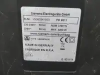 Пылесос Siemens (Bosch) 2400W, фотография 4