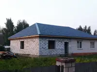 Вальмовая четырёхскатная кровля в Гомеле, фотография 2