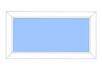 Окно глухое ПВХ 600 на 400