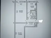 Двухкомнатная квартира, Калиновского 60