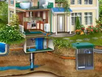 КАНАЛИЗАЦИЯ и ВОДОПРОВОД ДЛЯ ЧАСТНОГО ДОМА ПОД КЛЮЧ: - ПРОЕКТИРОВАНИЕ -РАЗРЕШЕНИЕ НА ЗЕМЕЛЬНЫЕ РАБОТЫ -ГЕОДЕЗИЧЕСКАЯ С