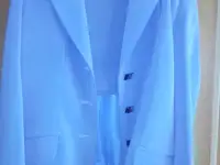 костюм женский голубой