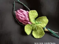 Дизайнерские украшения из войлока, фотография 5