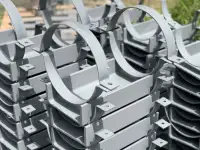 Опора эстакады трубопроводов, D 15-1620 мм, Марка: ОПП2; ОПБ2; ОПХ2..., Тип опоры: подвижная...