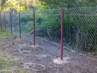 Сетка рабица. Установка под ключ