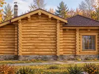 Баня из рубленого бревна, фотография 3
