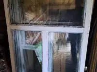 Окна деревянные для дома, сарая, теплицы, б.у, фотография 2